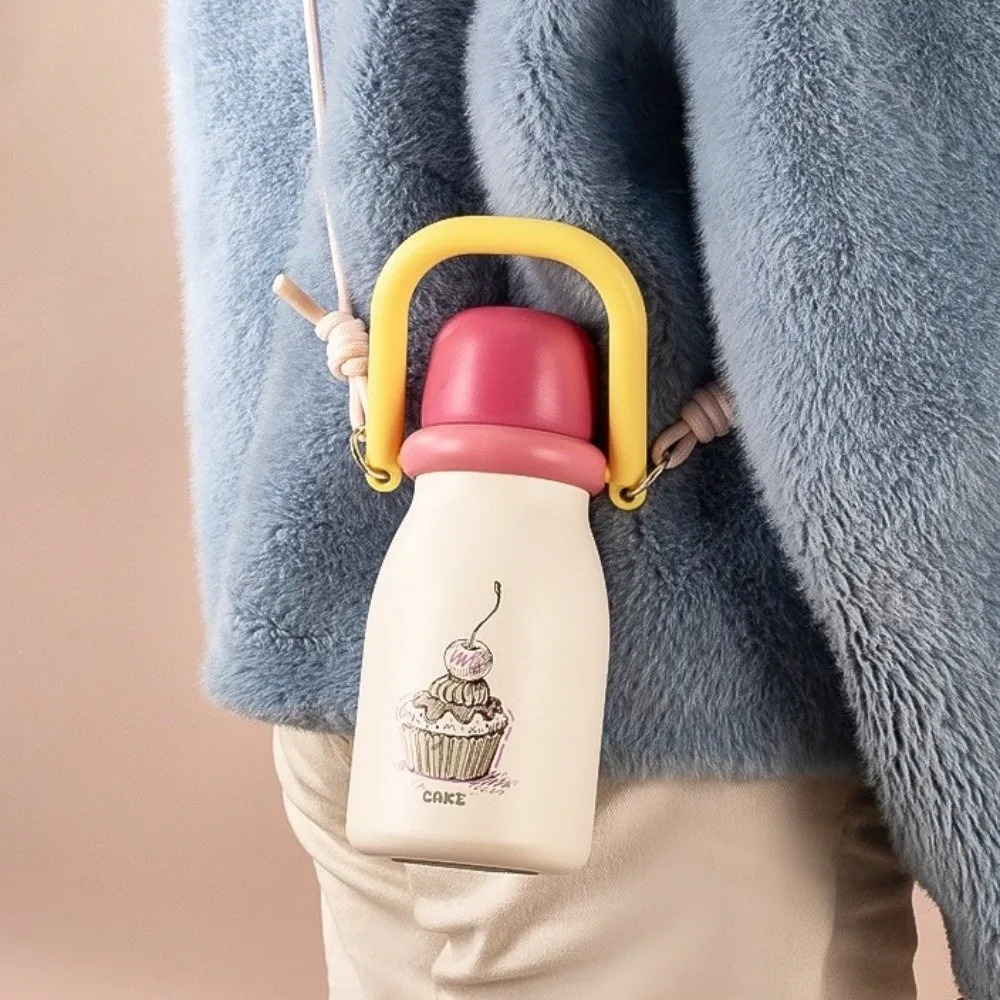 Leak Proof Stainless Steel Thermal Bottles Double Drink Straw Fruit Pattern Insulated Cup Ceramic Inner with Handle
Leak Proof Stainless Steel Thermal Bottles Double Drink Straw Fruit Pattern Insulated Cup Ceramic Inner with Handle