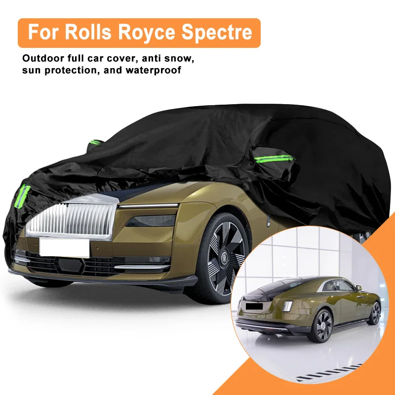 Full Car Cover for Rolls Royce Spectre Outdoor Use - Waterproof Snowproof Sunshade, Winter & Summer Auto Protection Accessories
Full Car Cover for Rolls Royce Spectre Outdoor Use - Waterproof Snowproof Sunshade, Winter & Summer Auto Protection Accessories