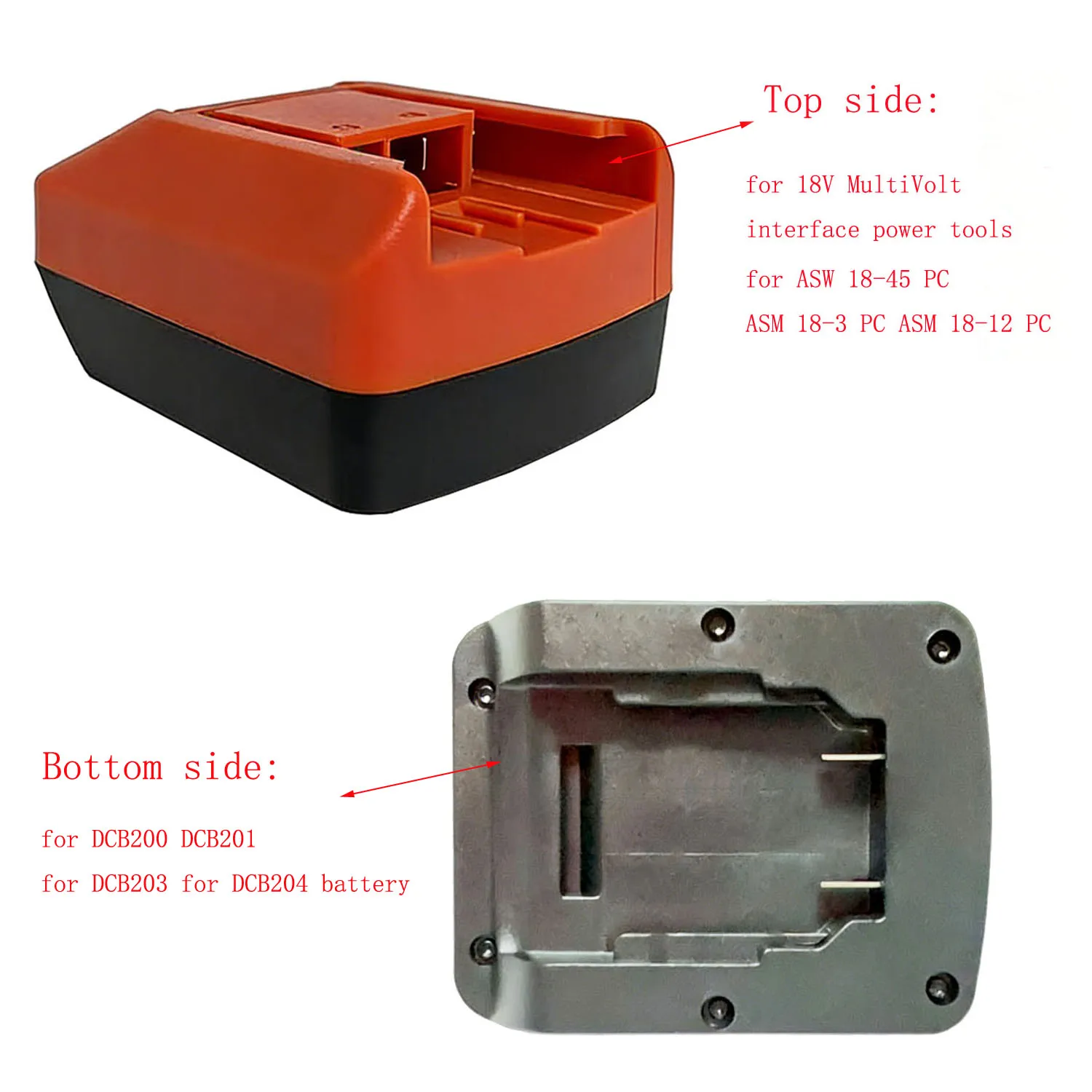 Battery Adapter Converter For DCB200 For DCB203 To For 18V MultiVolt Interface Power Tool Battery Converter
Battery Adapter Converter For DCB200 For DCB203 To For 18V MultiVolt Interface Power Tool Battery Converter