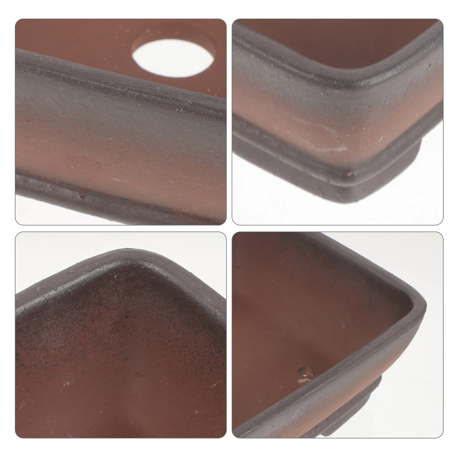Rectangular Succulent Flowerpot Large Pots with Drainage Hole Rectangle Planter Purple Sand Bonsai Clay
Rectangular Succulent Flowerpot Large Pots with Drainage Hole Rectangle Planter Purple Sand Bonsai Clay