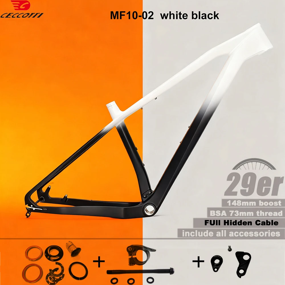 CECCOTTI Factory Order Color For 148*12 Boost MTB 29er Mountain Bike Frame Full hidden cable 29er MTB
CECCOTTI Factory Order Color For 148*12 Boost MTB 29er Mountain Bike Frame Full hidden cable 29er MTB