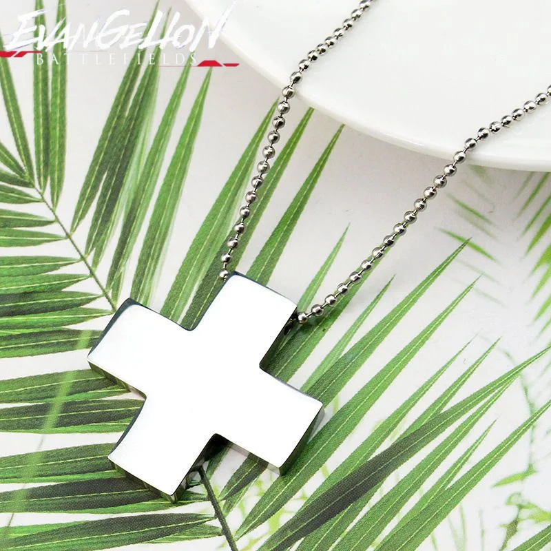 Neon Genesis Evangelion EVA Katsuragi Misato Cross Necklace Cartoon Animation Peripheral Role Player Decorative Alloy Necklace
Neon Genesis Evangelion EVA Katsuragi Misato Cross Necklace Cartoon Animation Peripheral Role Player Decorative Alloy Necklace