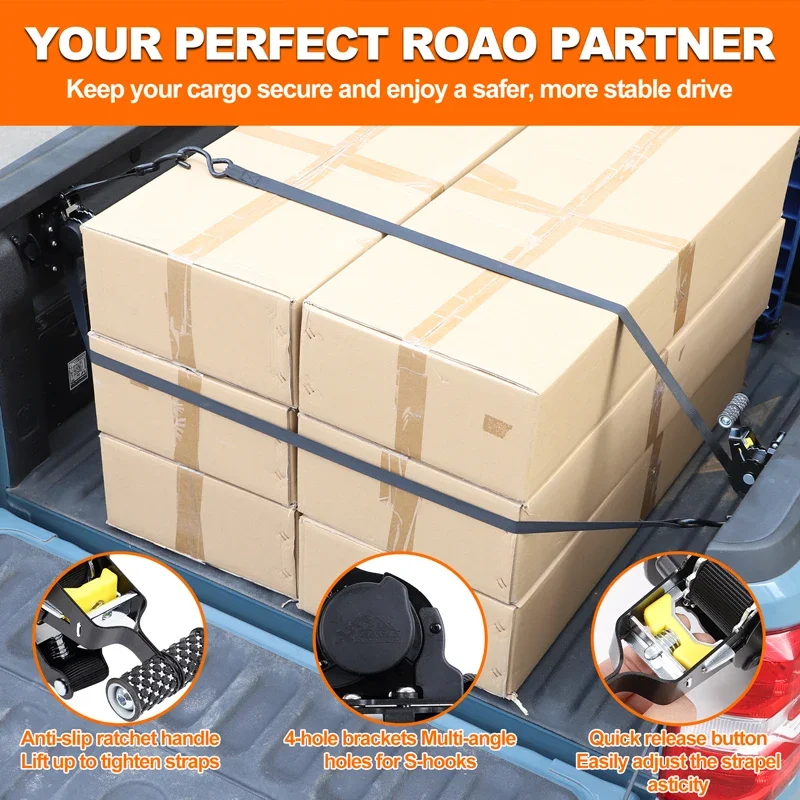 For Ford Maverick 22-25 Carbon Steel Pickup Truck Bed Cargo Box Hook Rope Fixed Buckle Cargo Box Securing Strap Car Accessories
For Ford Maverick 22-25 Carbon Steel Pickup Truck Bed Cargo Box Hook Rope Fixed Buckle Cargo Box Securing Strap Car Accessories