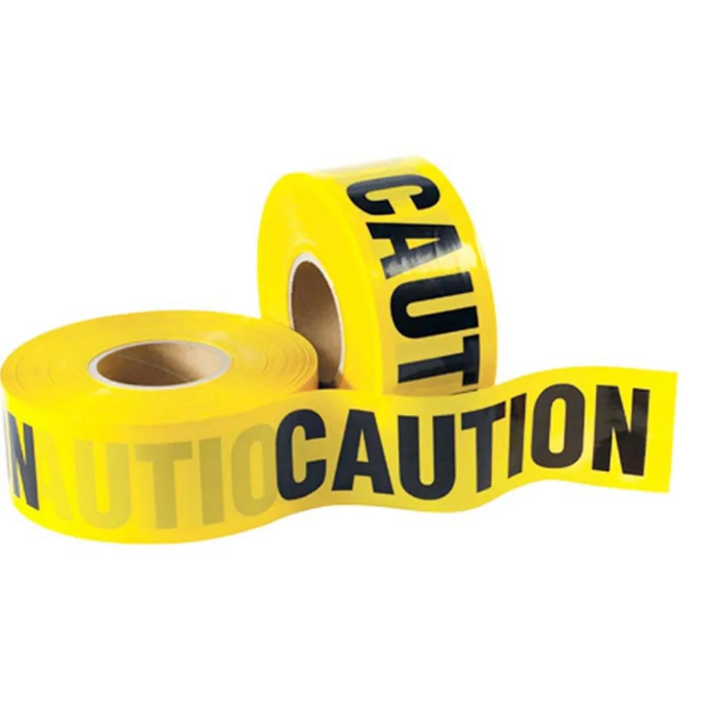 2 Rolls Yellow Caution Tape Warning Barricade Safety 50M Waterproof Tear Construction Halloween Evidence Property Line Marker
2 Rolls Yellow Caution Tape Warning Barricade Safety 50M Waterproof Tear Construction Halloween Evidence Property Line Marker