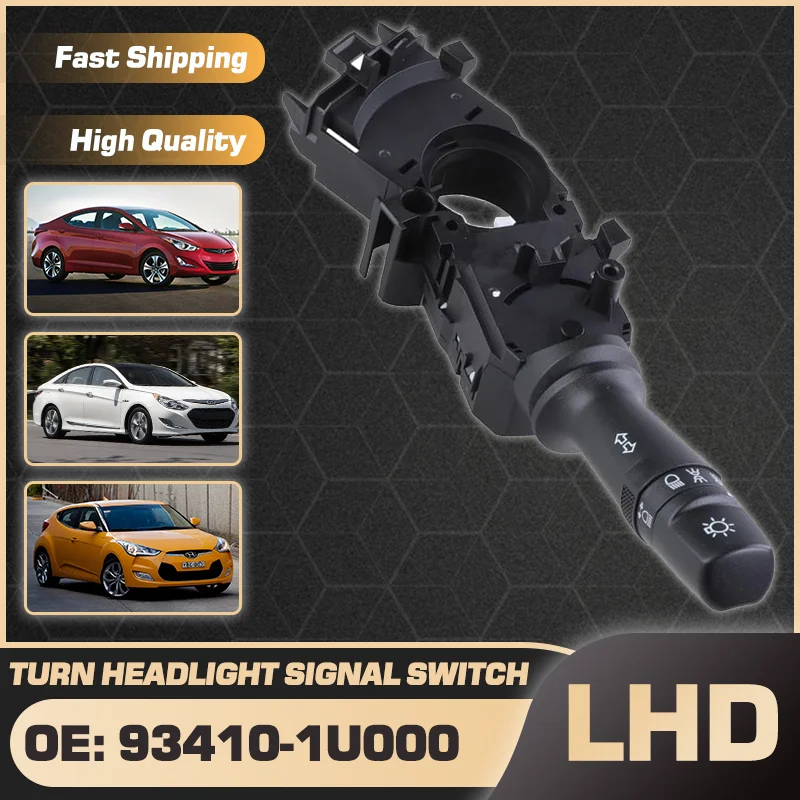 93410-1U000 Car Headlight Turn Signal Switch For Hyundai Elantra 2011-2016 Hyundai Sonata 2011-2014 Hyundai Veloster 2012-2013
93410-1U000 Car Headlight Turn Signal Switch For Hyundai Elantra 2011-2016 Hyundai Sonata 2011-2014 Hyundai Veloster 2012-2013