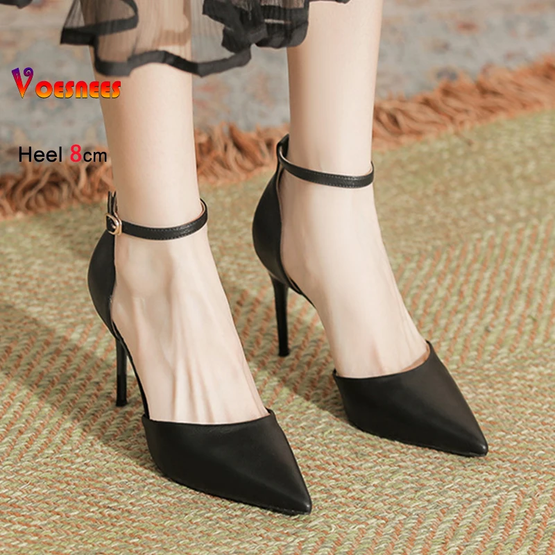 Закрытые босоножки на шпильке с острым носком, женские туфли на высоком каблуке 6 см, 8 см, вечерние туфли с ремешком на щиколотке, пикантные летние черные женские сандалии с боковым вырезом
Закрытые босоножки на шпильке с острым носком, женские туфли на высоком каблуке 6 см, 8 см, вечерние туфли с ремешком на щиколотке, пикантные летние черные женские сандалии с боковым вырезом