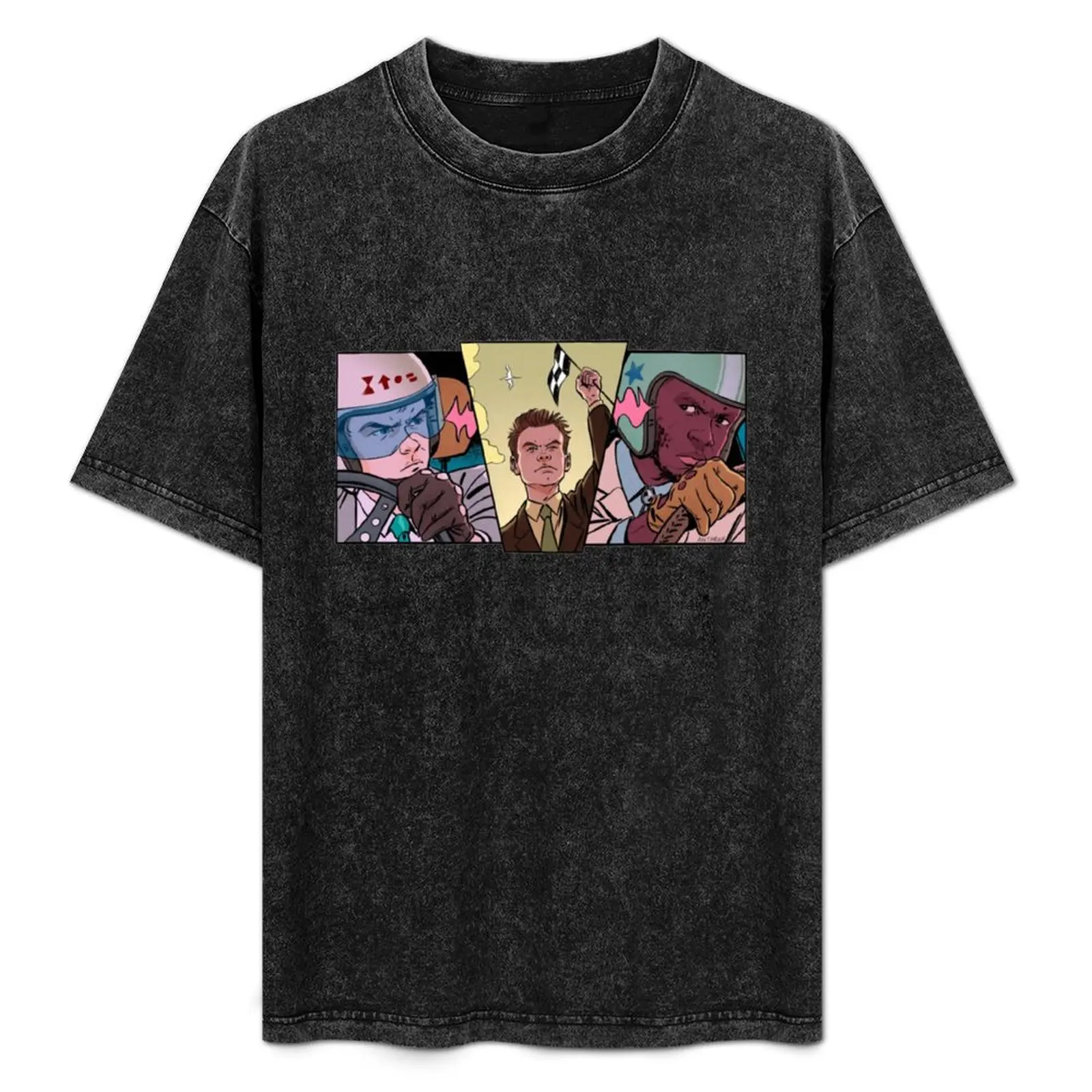 Black Midi Cavalcade T-Shirt Big Size Loose Fit Tee Shirt
Black Midi Cavalcade T-Shirt Big Size Loose Fit Tee Shirt
