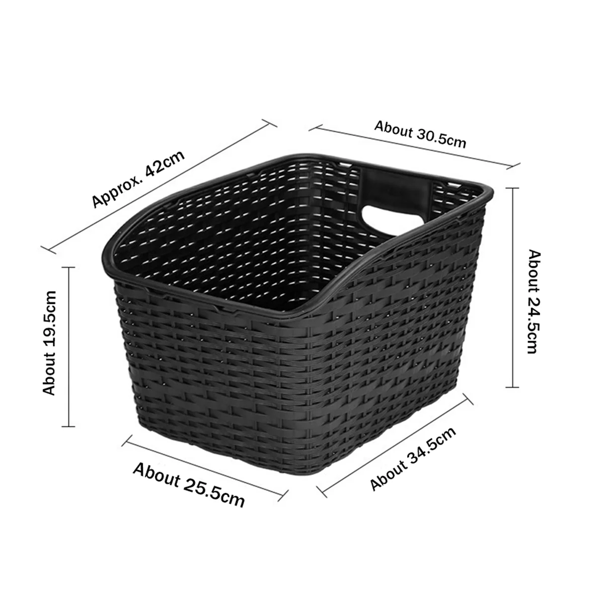 ABJQ Rear Bike Basket Bike Basket Rear - Rack Mounted Bicycle Cargo Mounts to the Back Rack of Adult , Ebike and Bikes
ABJQ Rear Bike Basket Bike Basket Rear - Rack Mounted Bicycle Cargo Mounts to the Back Rack of Adult , Ebike and Bikes