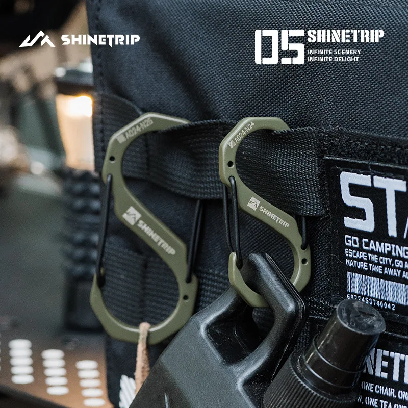 SHINETRIP Tactical Carabiner Keychain Dual Head Clasp Outdoor Camping Hiking Backpack Clip Emergency Tool Portable Gear2026
SHINETRIP Tactical Carabiner Keychain Dual Head Clasp Outdoor Camping Hiking Backpack Clip Emergency Tool Portable Gear2026