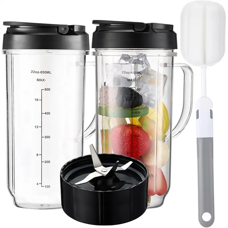 B01C-For Magic Bullet Blender Replacement Parts Set For Magic Bullet Blender Cups 22Oz Cup With Flip Top Lid & Cross Blade
B01C-For Magic Bullet Blender Replacement Parts Set For Magic Bullet Blender Cups 22Oz Cup With Flip Top Lid & Cross Blade