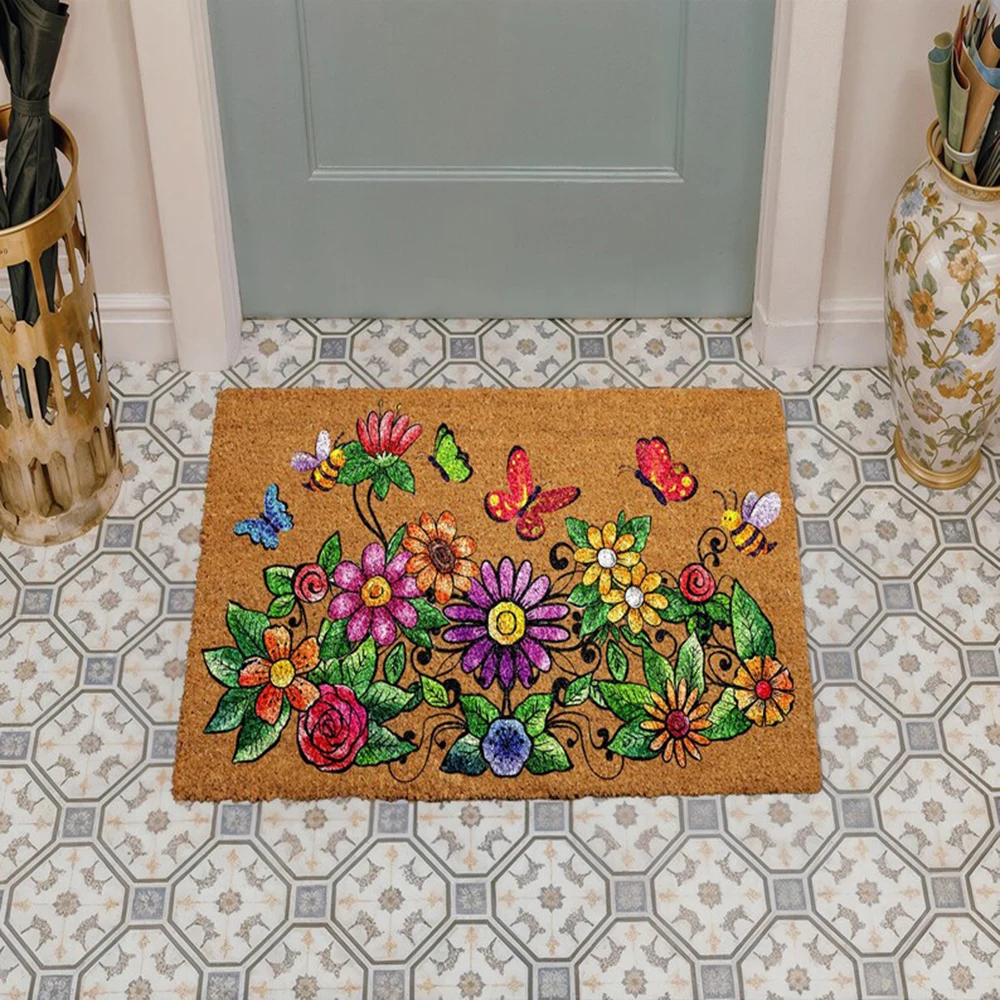Colorful Garden Wildflower Doormat Floral Welcome Mat Vibrant Botanical Porch Rug Flowers Home Decor Butterfly Bee Floor Mat
Colorful Garden Wildflower Doormat Floral Welcome Mat Vibrant Botanical Porch Rug Flowers Home Decor Butterfly Bee Floor Mat