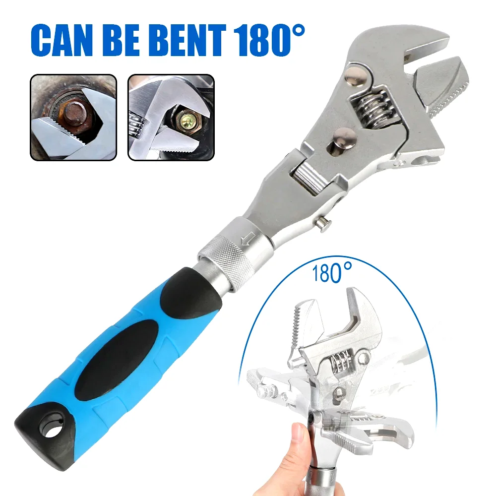 Spanner Adjustable Spanner Multifunctional Five-In-One 10-Inch Retractable Adjustable Wrench
Spanner Adjustable Spanner Multifunctional Five-In-One 10-Inch Retractable Adjustable Wrench