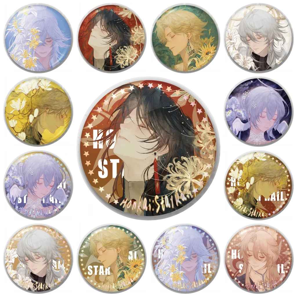 58 мм игра Honkai:Star Rail Robin Blade Sunday Jiao qiu Aventurine Jing Yuan Косплей Костюм Значок Булавка SPTE Жесть Брошь Опора
58 мм игра Honkai:Star Rail Robin Blade Sunday Jiao qiu Aventurine Jing Yuan Косплей Костюм Значок Булавка SPTE Жесть Брошь Опора