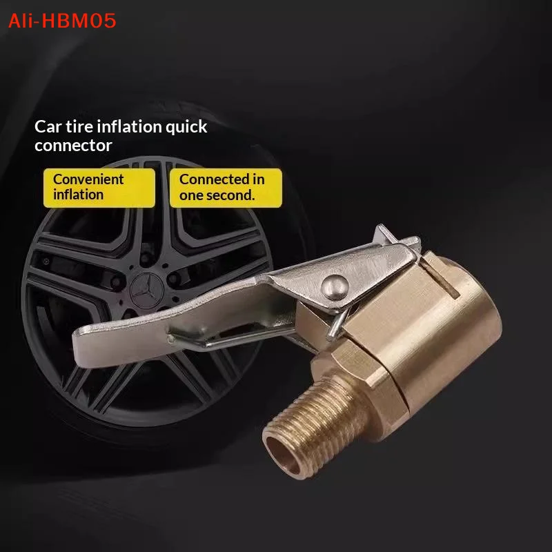 (HB05)Brass Locking Nozzle Tire Air Chuck Clip Adapter - Automotive Grade For Efficient Inflation
(HB05)Brass Locking Nozzle Tire Air Chuck Clip Adapter - Automotive Grade For Efficient Inflation