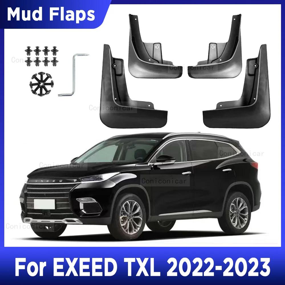 For Chery EXEED TXL 2022 2023 4pcs Mud Flaps Splash Guard Mudguards MudFlaps Front Rear Fender Auto Styline Car Accessories
For Chery EXEED TXL 2022 2023 4pcs Mud Flaps Splash Guard Mudguards MudFlaps Front Rear Fender Auto Styline Car Accessories