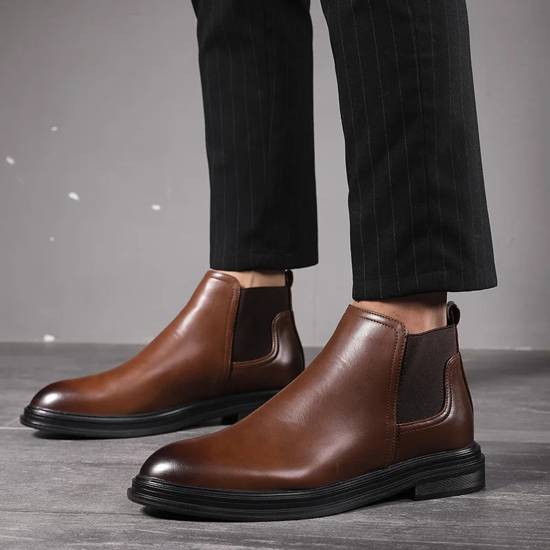 Men Chelsea Boots PU Daily Classic Comfortable Men Bare Boots Size 38-47
Men Chelsea Boots PU Daily Classic Comfortable Men Bare Boots Size 38-47