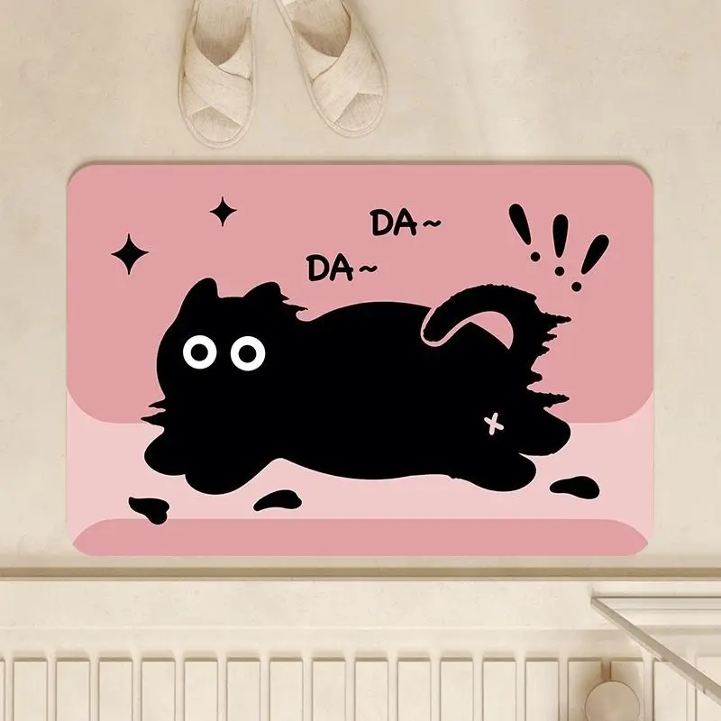 VIKAMA Cute Cat Diatom Mud Mat Shower Room Cartoon Absorbent Non-Slip Mat Bathroom Quick Drying Door Mat
VIKAMA Cute Cat Diatom Mud Mat Shower Room Cartoon Absorbent Non-Slip Mat Bathroom Quick Drying Door Mat
