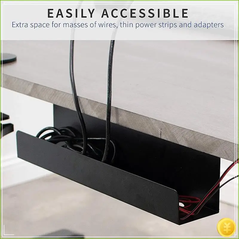 Under Desk Cable Management Tray Hanging Cord Manager Power Strap Holder Suitable For Office And Home Durable Easy Install
Under Desk Cable Management Tray Hanging Cord Manager Power Strap Holder Suitable For Office And Home Durable Easy Install