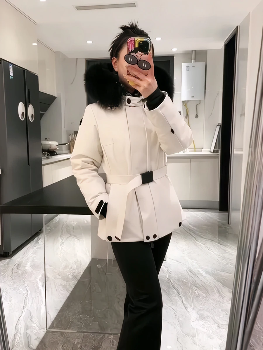 Женское зимнее пальто Sli White Du Down Jaet класса люкс с большим меховым воротником, красивое, корейский стиль, приталенный крой
Женское зимнее пальто Sli White Du Down Jaet класса люкс с большим меховым воротником, красивое, корейский стиль, приталенный крой