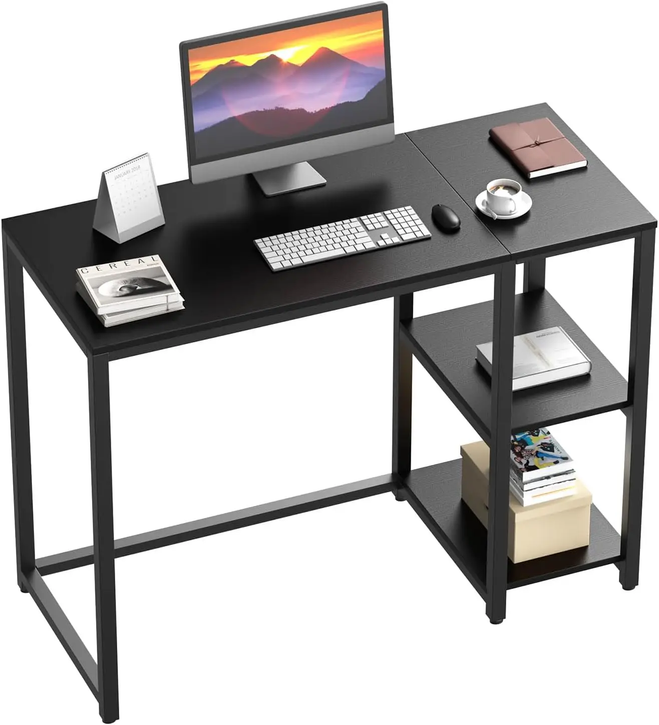 Computer Desk 40 Hes With 2-Tier Shelves Sturdy Home Office Desk With Large Storage Space Modern Gaming Desk Study Writing
Computer Desk 40 Hes With 2-Tier Shelves Sturdy Home Office Desk With Large Storage Space Modern Gaming Desk Study Writing