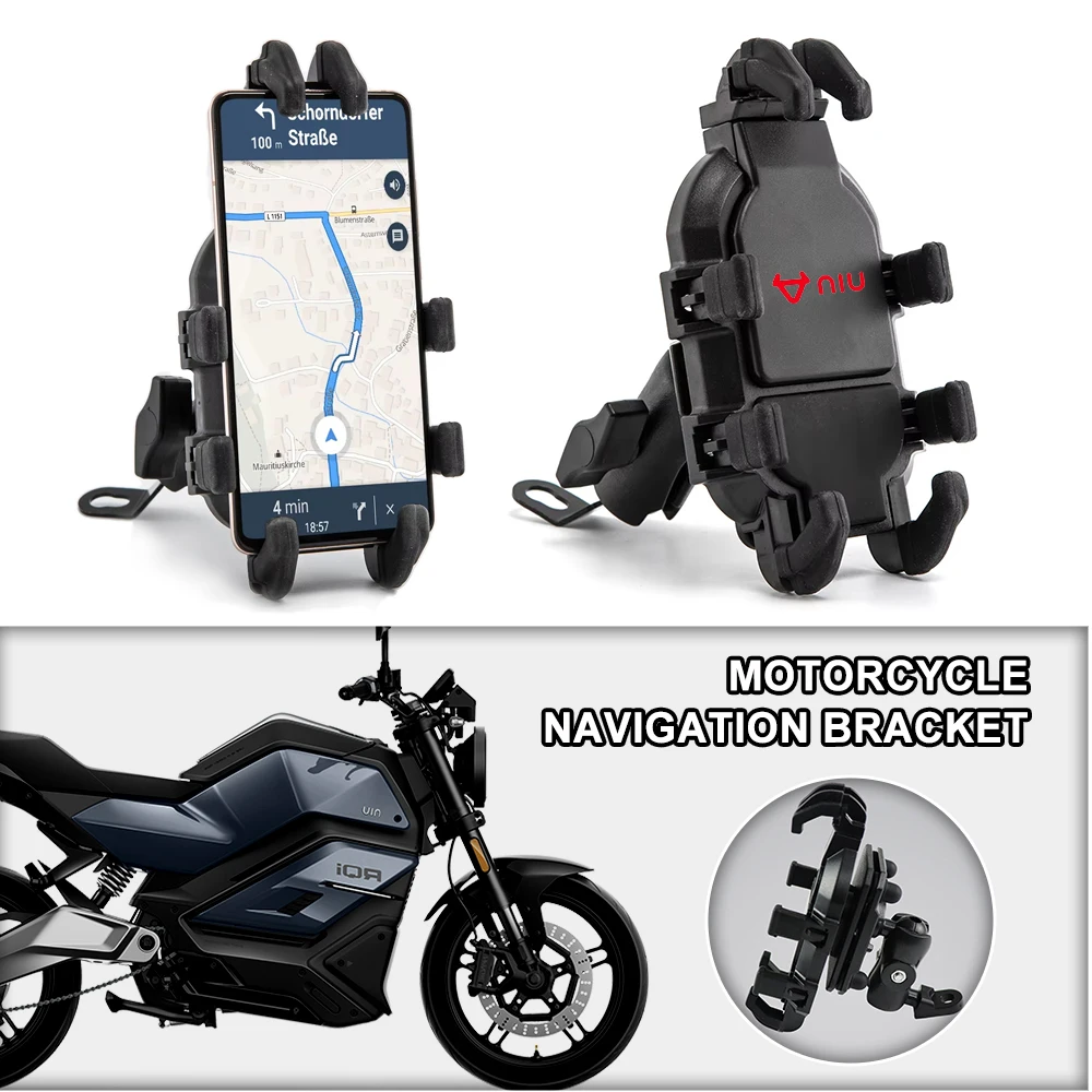 Rearview Mirror Motorcycle Phone Mount Anti-Shake Rotation Holder For NIU UQi+ NQiGT MQi2 MQi+ NXT NX X3 XQi3 SQi F600
Rearview Mirror Motorcycle Phone Mount Anti-Shake Rotation Holder For NIU UQi+ NQiGT MQi2 MQi+ NXT NX X3 XQi3 SQi F600