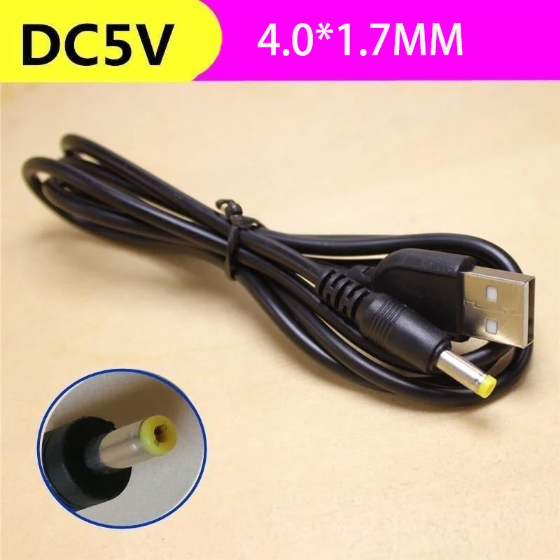 2Piece 80-100cm 5V USB To DC Power Charging Cable Charge Cord 4.0x1.7mm Plug 5V 1A Power Charging Cable For PSP 1000/2000/3000
2Piece 80-100cm 5V USB To DC Power Charging Cable Charge Cord 4.0x1.7mm Plug 5V 1A Power Charging Cable For PSP 1000/2000/3000
