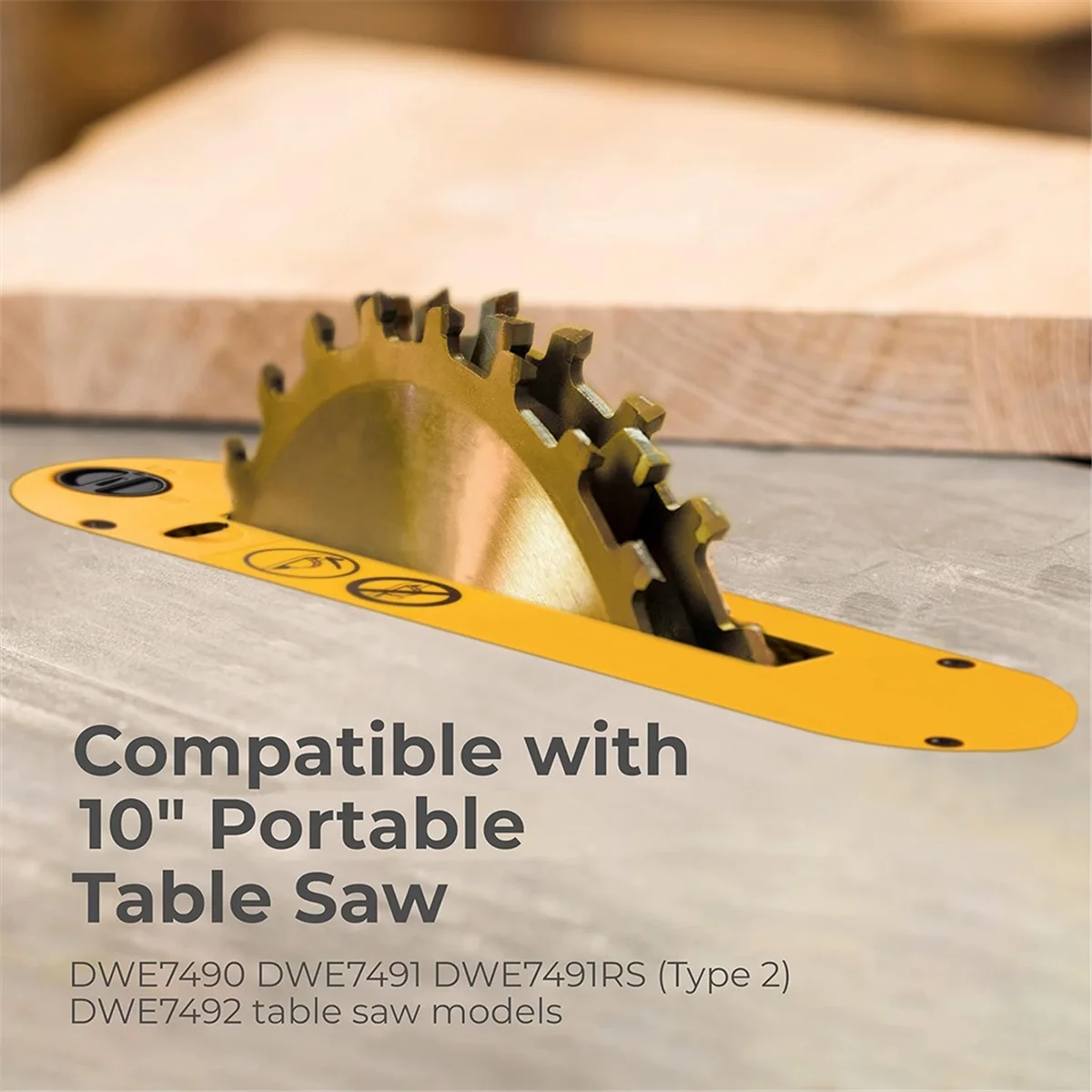 CLCUV DWE7402DI Table Saw Accessories Dado ThroatPlate Dado Blades for 10 Inch Table Saw DWE7490 DWE7491 DWE7491RS DWE7492
CLCUV DWE7402DI Table Saw Accessories Dado ThroatPlate Dado Blades for 10 Inch Table Saw DWE7490 DWE7491 DWE7491RS DWE7492