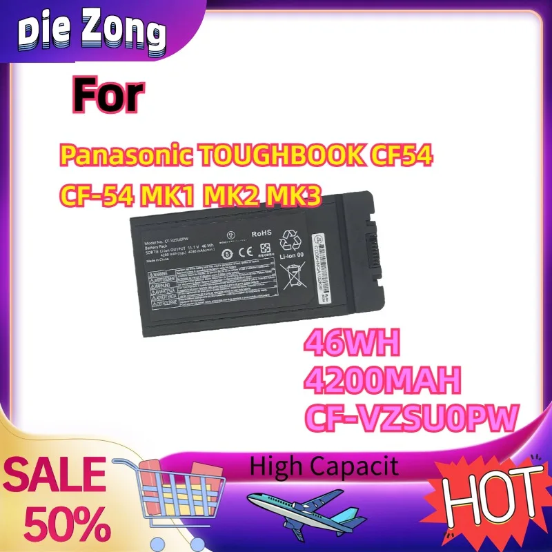 In Stock For Panasonic TOUGHBOOK CF54 CF-54 MK1 MK2 MK3 Gloved Multi Touch Lite Performance Prime CF-VZSU0PR 46WH 4200MAH
In Stock For Panasonic TOUGHBOOK CF54 CF-54 MK1 MK2 MK3 Gloved Multi Touch Lite Performance Prime CF-VZSU0PR 46WH 4200MAH