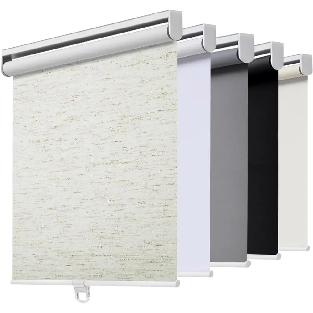 Беспроводные рулонные шторы затемняющие шторы для оконных помещений затемняющие свернутые шторы с пружинной системой, защита от ультрафиолета Natural Lin
Беспроводные рулонные шторы затемняющие шторы для оконных помещений затемняющие свернутые шторы с пружинной системой, защита от ультрафиолета Natural Lin