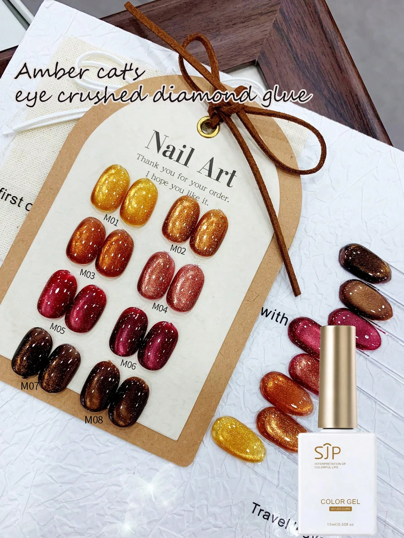 15ml Autumn and Winter Amber Crystal Cat Magnetic Gel Suitable for Autumn and Winter Nails Semi-permanent Removable UV Gel Manic
15ml Autumn and Winter Amber Crystal Cat Magnetic Gel Suitable for Autumn and Winter Nails Semi-permanent Removable UV Gel Manic