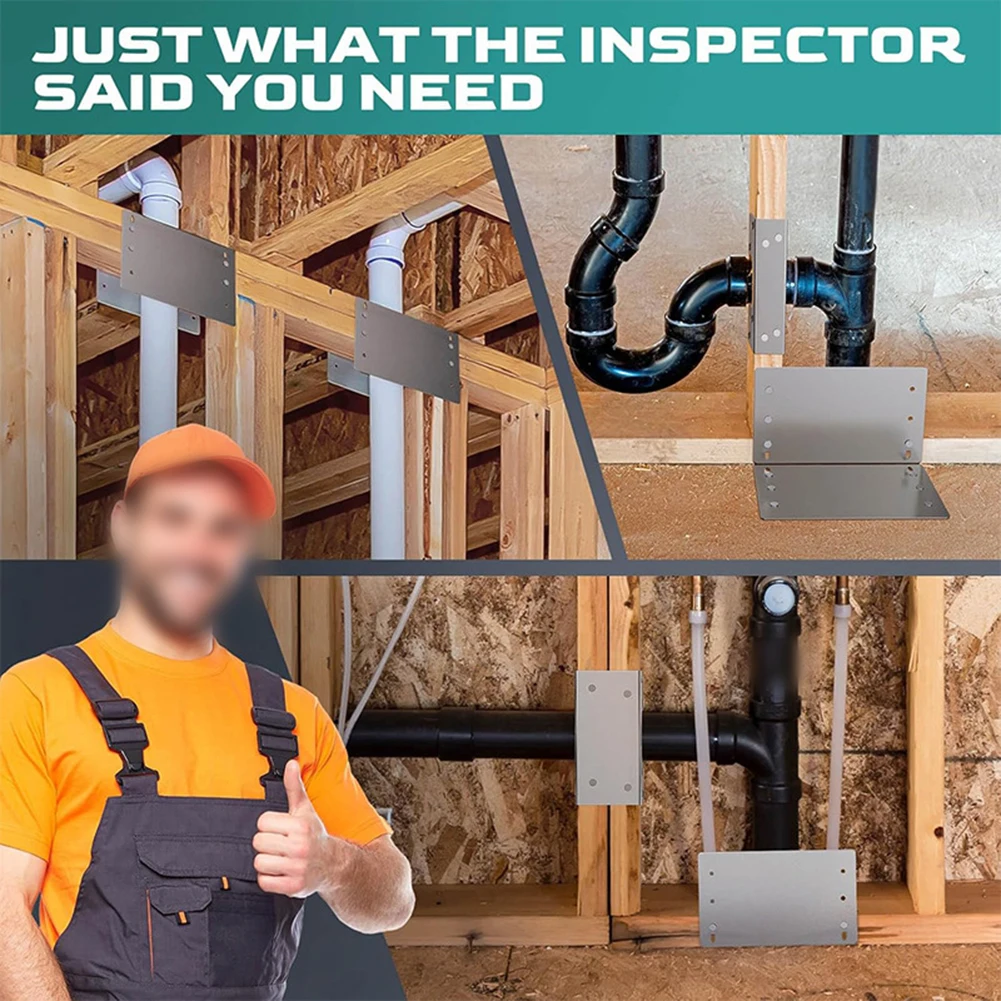 4pcs Self-Nailing Wire & Pipe Protection Plate Prevent Nails Or Screws From Puncturing Essential Wires And Pipes Tools Parts
4pcs Self-Nailing Wire & Pipe Protection Plate Prevent Nails Or Screws From Puncturing Essential Wires And Pipes Tools Parts