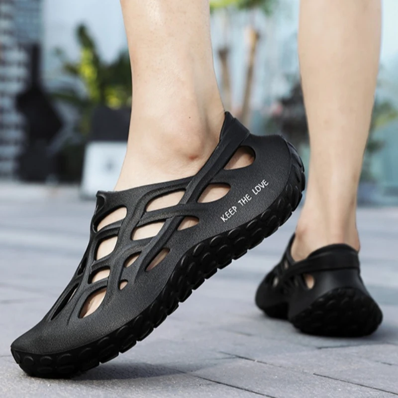 New Eva Thick-soled Wading Canyoning Beach Plus-size Solid Color Breathable Quick-drying Hollowed-out Soft Sandals
New Eva Thick-soled Wading Canyoning Beach Plus-size Solid Color Breathable Quick-drying Hollowed-out Soft Sandals