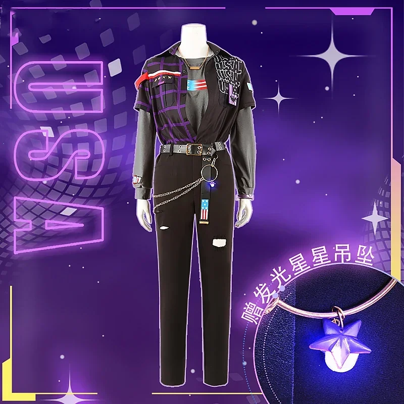 Игровой ансамбль со звездами UNDEAD Crazy B, карнавальный костюм Sakuma Rei Hakaze Kaoru, наряды для косплея, униформа для вечеринки на Хэллоуин, индивидуальный заказ
Игровой ансамбль со звездами UNDEAD Crazy B, карнавальный костюм Sakuma Rei Hakaze Kaoru, наряды для косплея, униформа для вечеринки на Хэллоуин, индивидуальный заказ