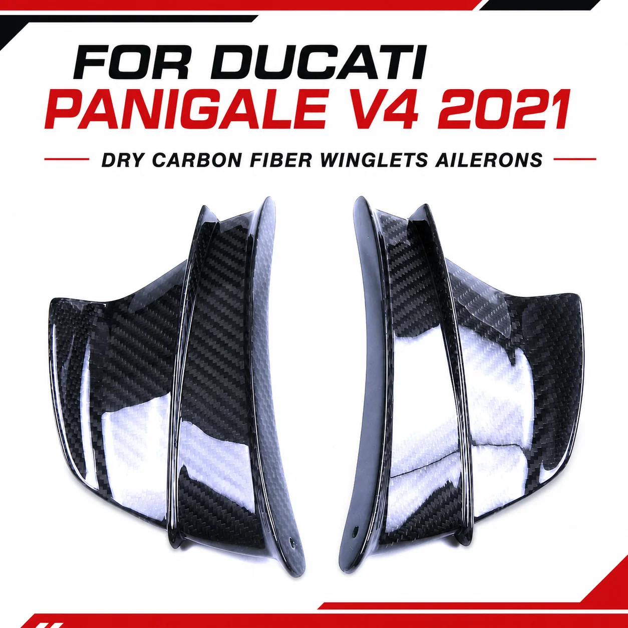 Winglets Ailerons Spoiler For Ducati Panigale V4 2021 Dry Carbon Fiber Motorcycle Accessories
Winglets Ailerons Spoiler For Ducati Panigale V4 2021 Dry Carbon Fiber Motorcycle Accessories