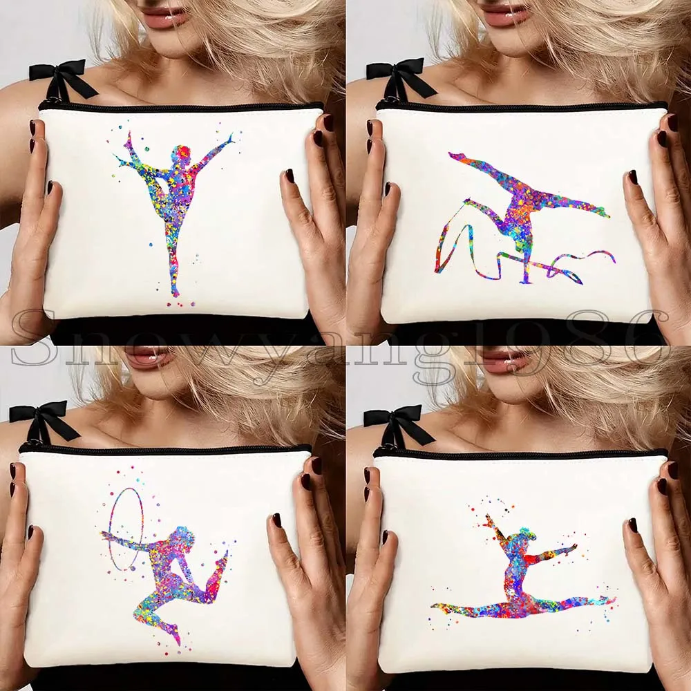 4pcs gift Retro Gym Girl Silhouette Watercolor Rhythmic Gymnastics Sport Gymnast Canvas Storage Cosmetic Bag Makeup Case Pouch
4pcs gift Retro Gym Girl Silhouette Watercolor Rhythmic Gymnastics Sport Gymnast Canvas Storage Cosmetic Bag Makeup Case Pouch