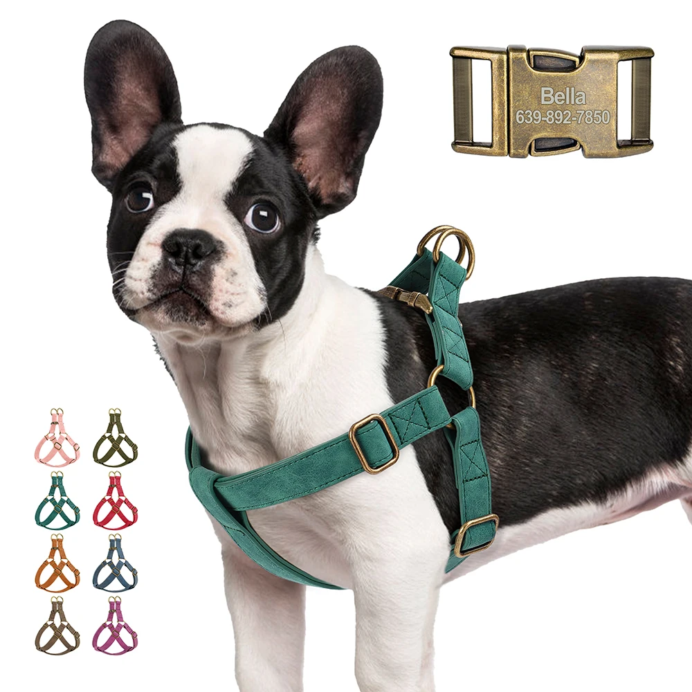 7 Color Custom Dog Harness Personalized Dog Leather Harness Vest Free Engraved for Small Medium Large Dogs Pitbull Pug Walking
7 Color Custom Dog Harness Personalized Dog Leather Harness Vest Free Engraved for Small Medium Large Dogs Pitbull Pug Walking