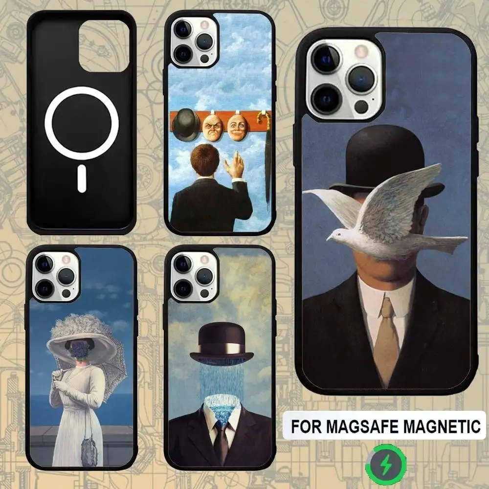 R-Rene Magritte ART For Magsafe Wireless Charger Case For iPhone 15,16,17,13,14,11,12,Pro,Max,Plus,E,Air,Mini Magnetic
R-Rene Magritte ART For Magsafe Wireless Charger Case For iPhone 15,16,17,13,14,11,12,Pro,Max,Plus,E,Air,Mini Magnetic