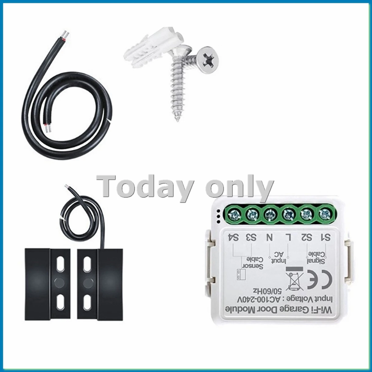 Tuya Smart WiFi Garage Door Opener Controller App Voice Remote Control Work for Home Assistant-BCBW
Tuya Smart WiFi Garage Door Opener Controller App Voice Remote Control Work for Home Assistant-BCBW