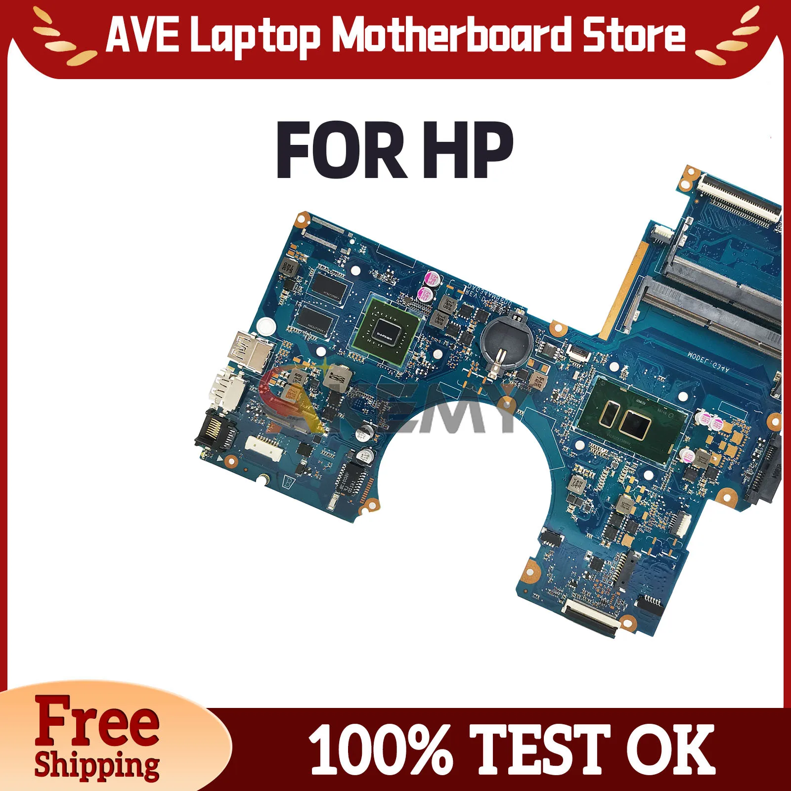 DAG34AMB6D0 Motherboard For HP Pavilion 15-AU 859247-601 856227-601 Laptop Mainboard i5 i7 6th/7th Gen 940m V2G Fully Tested
DAG34AMB6D0 Motherboard For HP Pavilion 15-AU 859247-601 856227-601 Laptop Mainboard i5 i7 6th/7th Gen 940m V2G Fully Tested