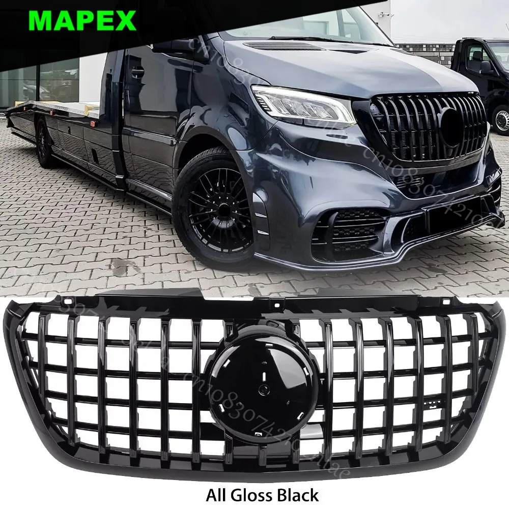 For 2019-2024 Mercedes W907/910 Sprinter 1500 2500 3500 Front Grille GT Black
For 2019-2024 Mercedes W907/910 Sprinter 1500 2500 3500 Front Grille GT Black