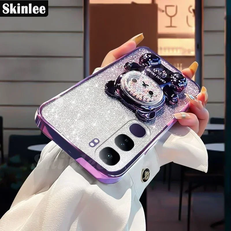 For vivo V40 Lite 4g/5G Pro V40SE Case Electroplate Bracket Glitter Silicone Cover For VIVO V40 pro V40 SE 80W 5G Back Casing
For vivo V40 Lite 4g/5G Pro V40SE Case Electroplate Bracket Glitter Silicone Cover For VIVO V40 pro V40 SE 80W 5G Back Casing