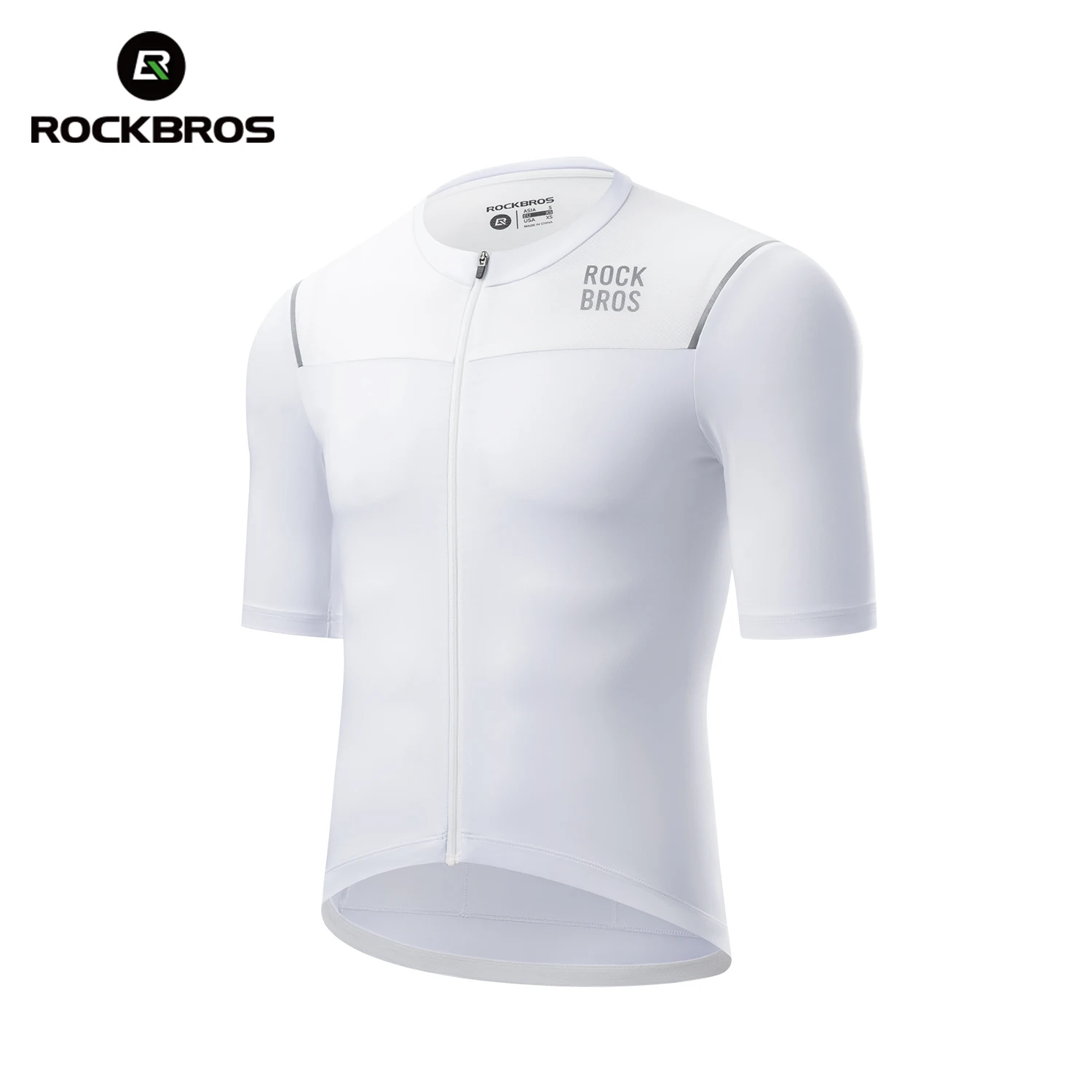 ROCKBROS Men Cycling Jersey Short-Sleeve T-shirts Summer Breathable High Elasticity Slim-Fit Bike Tops with Classic Three Pocket
ROCKBROS Men Cycling Jersey Short-Sleeve T-shirts Summer Breathable High Elasticity Slim-Fit Bike Tops with Classic Three Pocket
