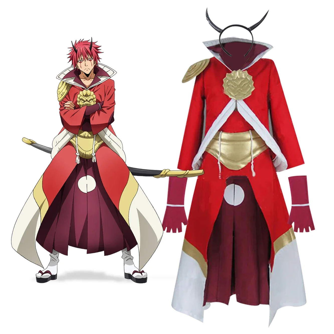 Anime That Time I Got Reincarnated as a Slime Benimaru Cosplay Costume Halloween Uniform Full Set Custom Made
Anime That Time I Got Reincarnated as a Slime Benimaru Cosplay Costume Halloween Uniform Full Set Custom Made