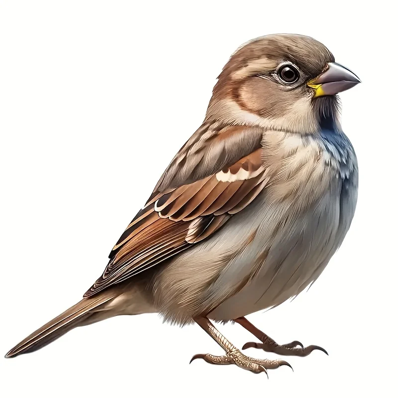 Cute Sparrow Vinyl Stickers - 15.24 Surface Stickers for Vehicles, Laptops, Trucks, Bicycles, Windows, and Walls - Self-adhesive
Cute Sparrow Vinyl Stickers - 15.24 Surface Stickers for Vehicles, Laptops, Trucks, Bicycles, Windows, and Walls - Self-adhesive