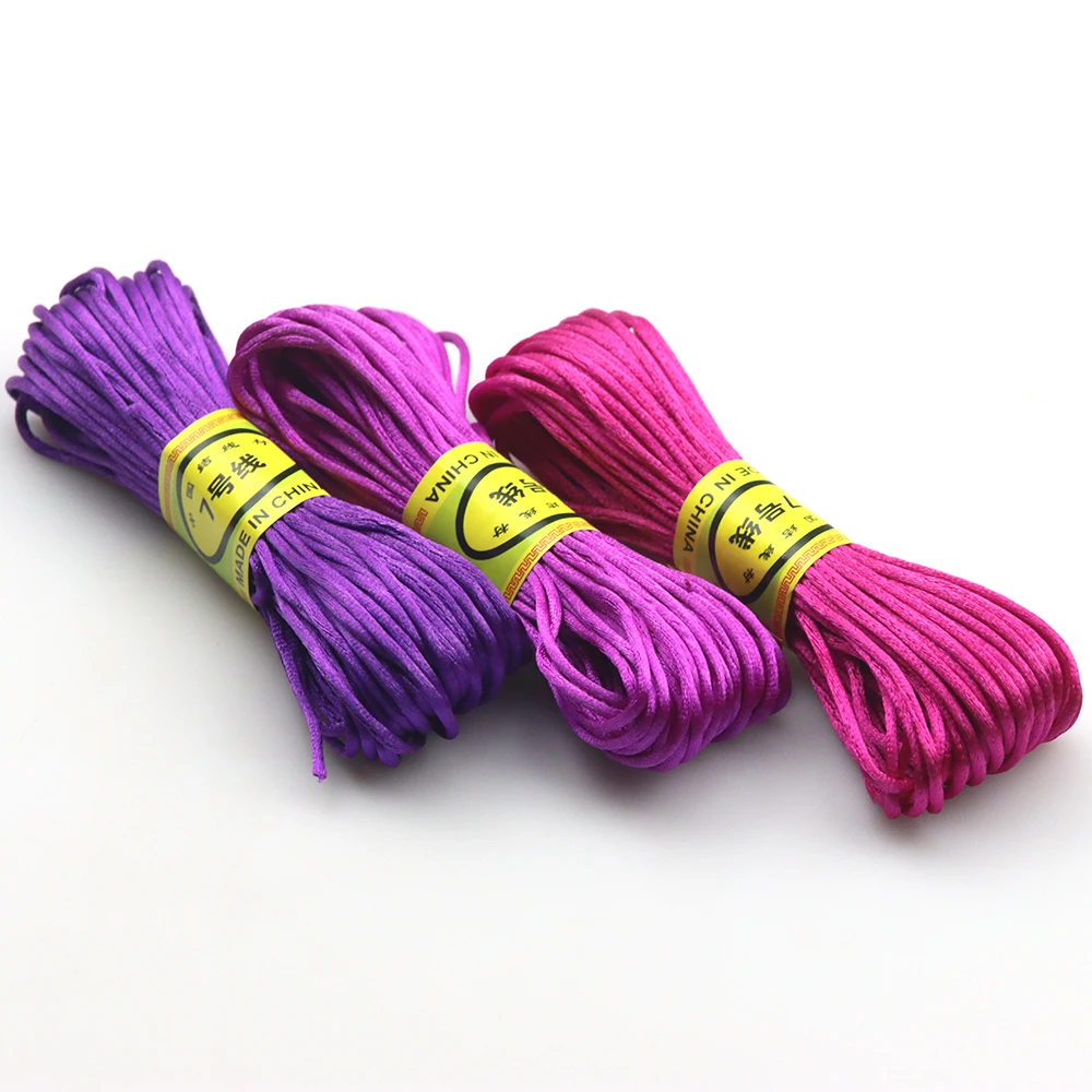 1.5mm 10m/Lot Purple Gradient Chinese Knot Brocade Thread Tassel Thread DIY Bracelet Woven Jewelry Accessories
1.5mm 10m/Lot Purple Gradient Chinese Knot Brocade Thread Tassel Thread DIY Bracelet Woven Jewelry Accessories