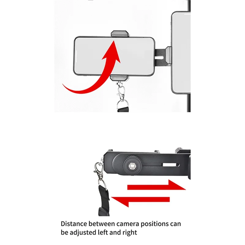 1Set Selfie Stick Walking Broadcasting Mobile Phone Holder Multifunctional Portable Bracket Mobile Broadcasting Bracket ABS
1Set Selfie Stick Walking Broadcasting Mobile Phone Holder Multifunctional Portable Bracket Mobile Broadcasting Bracket ABS