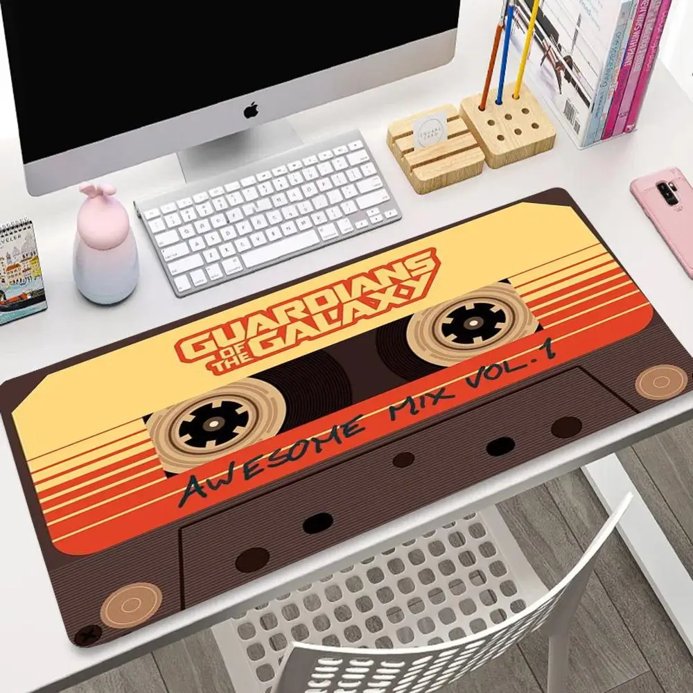 The yellow vintage tape mousepad rubber anti-slip and high-quality carpet is suitable for gamers and music lovers
The yellow vintage tape mousepad rubber anti-slip and high-quality carpet is suitable for gamers and music lovers