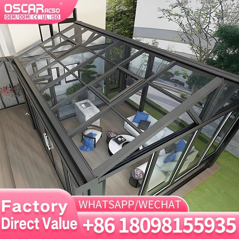 Multifunctional Aluminum Sunroom for Garden Patio Deck Customized by Factory in China
Multifunctional Aluminum Sunroom for Garden Patio Deck Customized by Factory in China