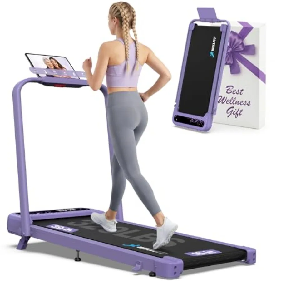 Home office folding treadmill with purple frame steel construction quiet motor 320 LBS capacity incline walking pad APP voice c
Home office folding treadmill with purple frame steel construction quiet motor 320 LBS capacity incline walking pad APP voice c