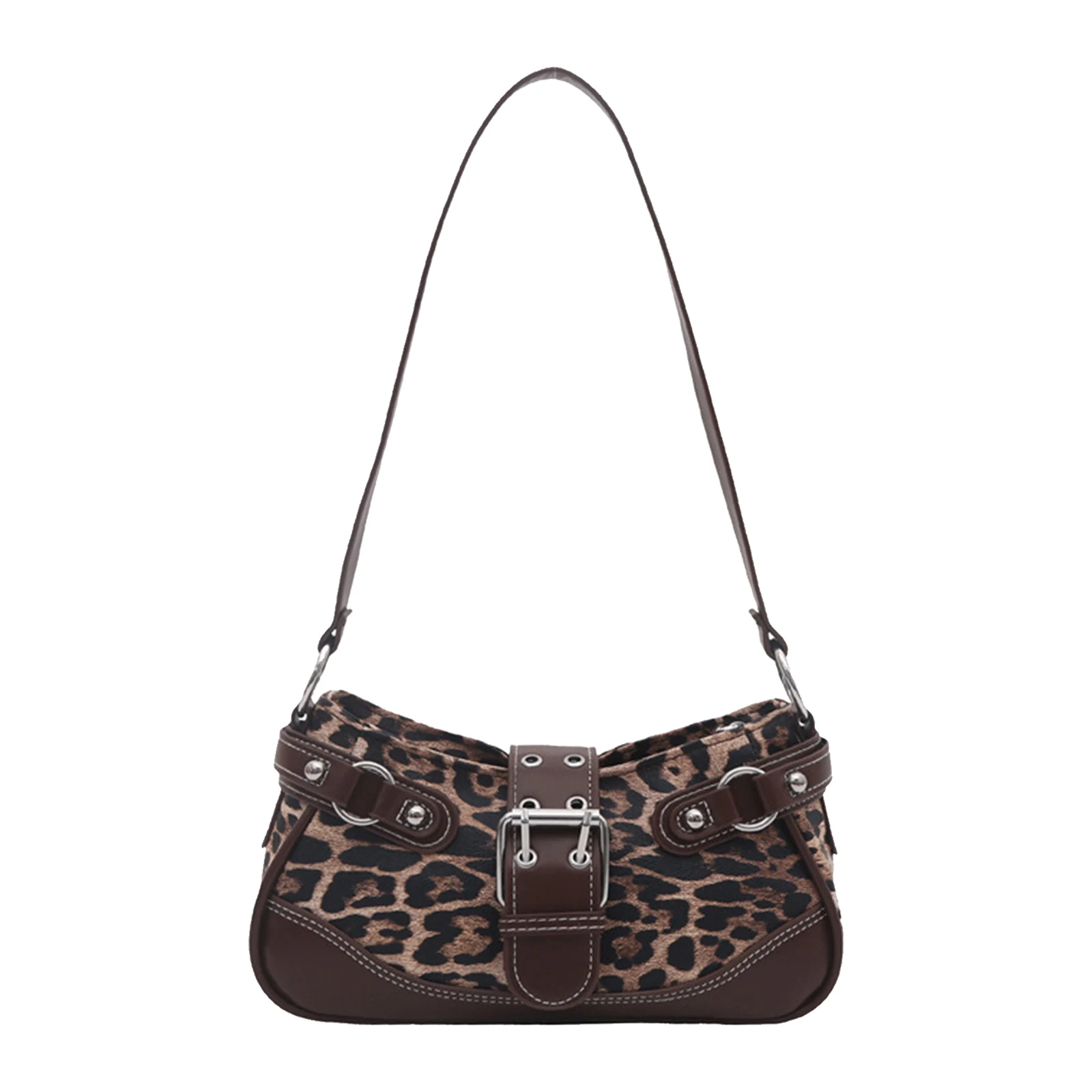 Y2K Purse Shoulder Bag with Buckle PU Hobo Bag for Fashion Girls (White Leopard)
Y2K Purse Shoulder Bag with Buckle PU Hobo Bag for Fashion Girls (White Leopard)